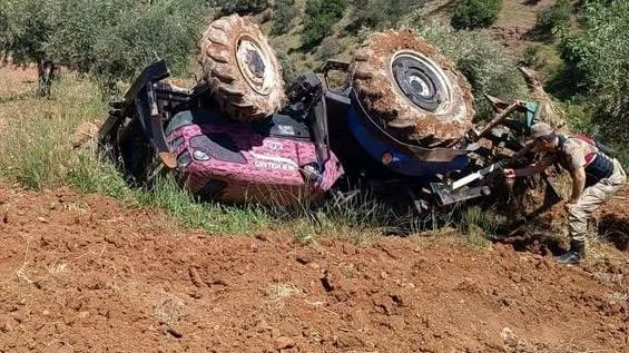 Gaziantep'in İslahiye ilçesinde tarlasını sürmek için yola çıkan Bayram Ücel