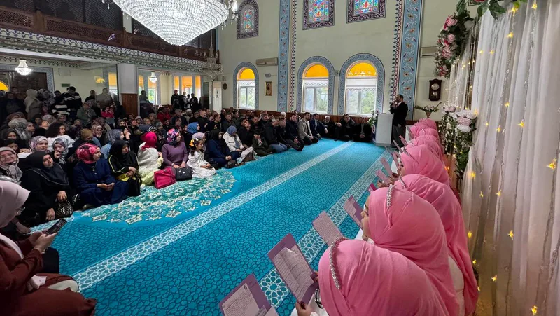 Havran'da Çamdibi Hafızlık Yatılı Kız Kur'an Kursu öğrencileri için düzenlenen