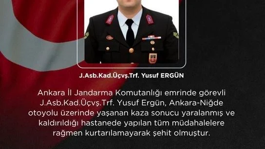 İçişleri Bakanı Mustafa Çiftçi, Ankara-Niğde Otoyolu'nda meydana gelen trafik kazasında