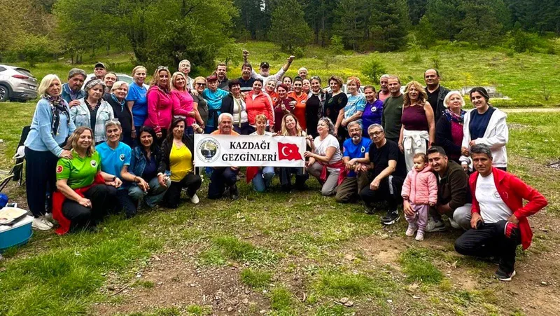 Dünyanın en yüksek oksijen oranına sahip bölgelerinden Kazdağları, Kazdağı Gezginleri'nin