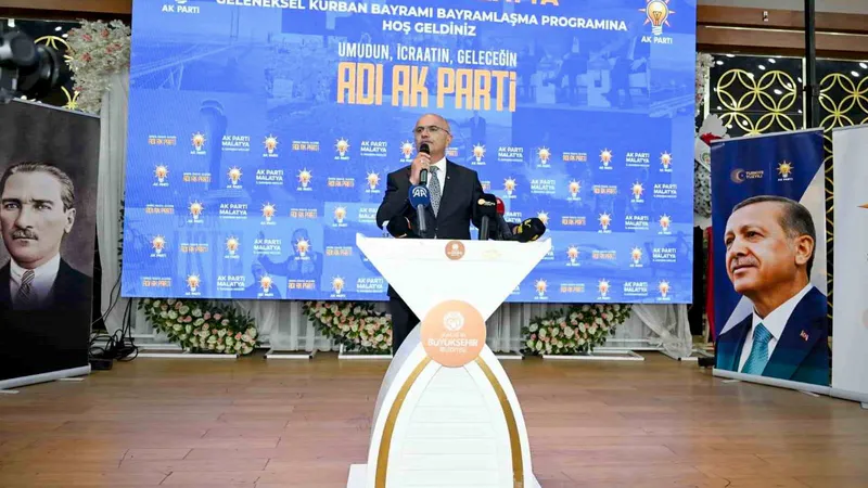 Malatya Büyükşehir Belediye Başkanı Sami Er, Cumhur İttifakı'nın Kurban Bayramı