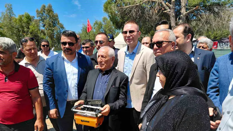 Muğla Milas'ta hayırsever Hayri Balcı'nın bağışıyla kazandırılacak Sağlık Evi'nin temeli