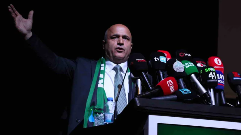 Kocaelispor'da mevcut başkan Recep Durul, yapılan olağan seçimli mali genel