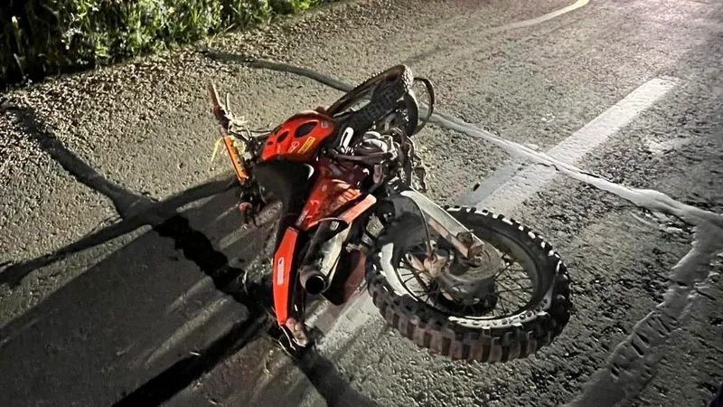 Tekirdağ'ın Hayrabolu ilçesinde kontrolden çıkan motosikletin devrilmesi sonucu 1 kişi