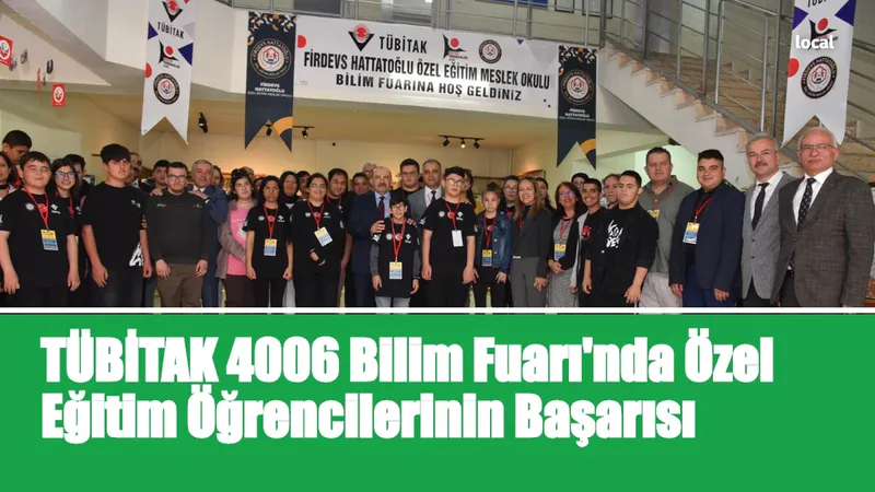 Balıkesir Karesi'deki Firdevs Hattatoğlu Özel Eğitim Meslek Okulu'nun TÜBİTAK 4006