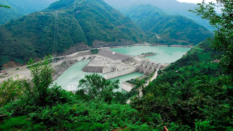 Artvin'deki 5 büyük barajda doluluk oranları yüzde 75 ile yüzde