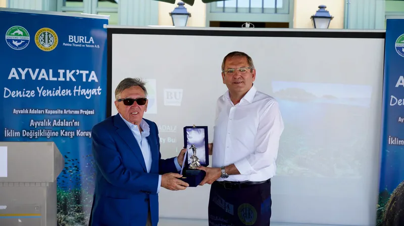 TURMEPA, İstanbul Üniversitesi ve Burla Makina iş birliğiyle Ayvalık'ta deniz