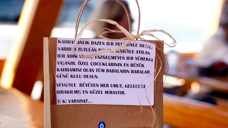 Ayvalık Belediyesi Özel Çocuklar Eğitim Evi öğrencileri, Babalar Günü öncesinde