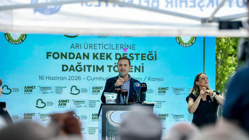 Balıkesir Büyükşehir Belediyesi, Tarımda Balıkesir Modeli kapsamında 1914 arıcıya 79