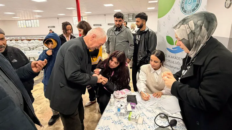Balıkesir Üniversitesi Sağlık Akademisi Öğrenci Topluluğu, Balya ilçesi Kayalar Mahallesi'nde