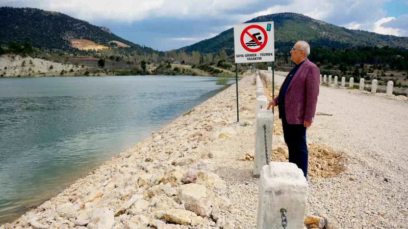 Denizli'nin Çameli ilçesinde İmamlar Mahallesi Göledi, son yağışların ardından tarihinde