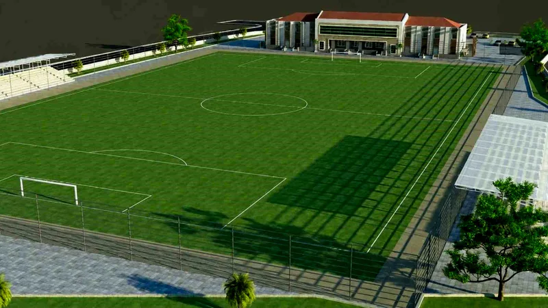 Amatör futbol kulüplerinin antrenman ihtiyaçlarını karşılayacak yeni bir spor kompleksi,