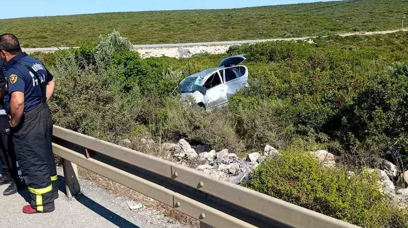 Aydın'ın Didim ilçesinde meydana gelen trafik kazasında sürücü Özlem Erişkin