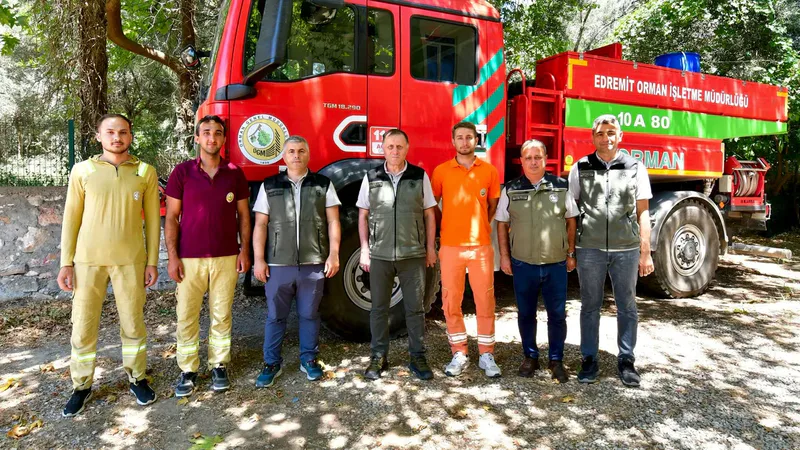 Balıkesir Orman Bölge Müdürlüğü, Edremit sınırlarındaki eski bir maden sahasını
