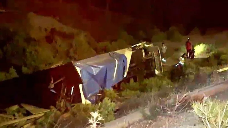 Edremit ilçesi Kalkım Yolu üzerinde gece saatlerinde meydana gelen feci