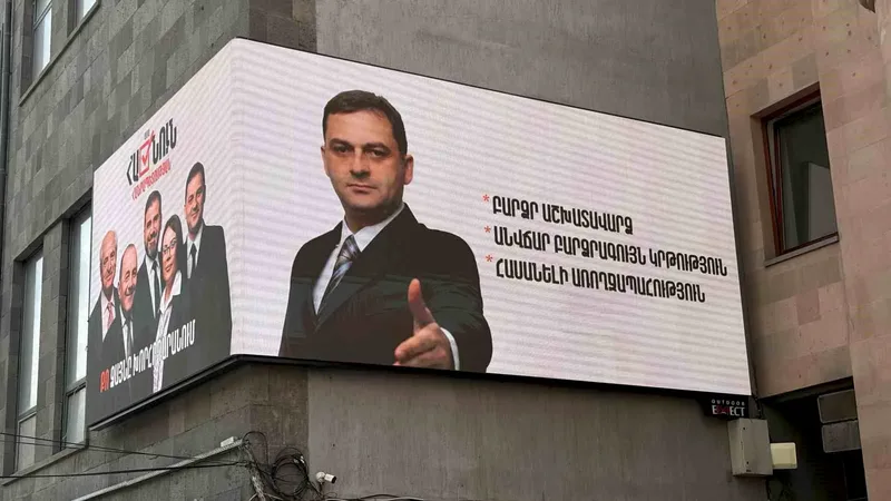Ermenistan'da 7 Haziran'da yapılacak parlamento seçimlerine sayılı günler kala, Başbakan