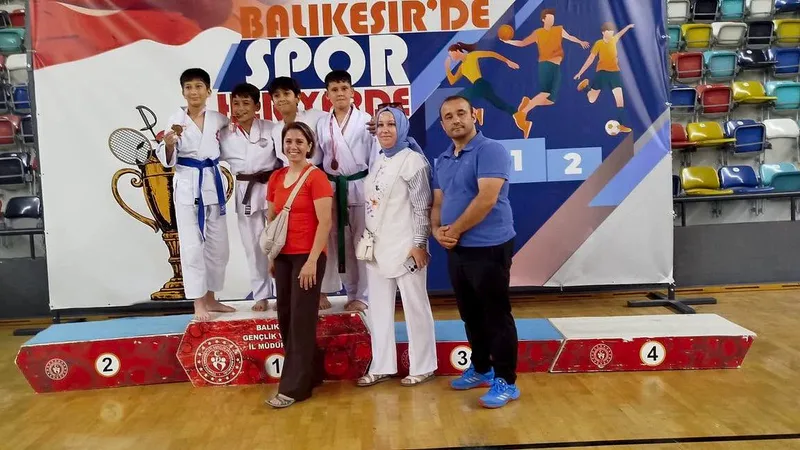 Balıkesir'de düzenlenen Judo İl Seçmeleri'nde Havran Belediye Spor Kulübü sporcuları