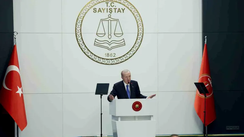 Cumhurbaşkanı Erdoğan, Sayıştay'ın 164'üncü Kuruluş Yıl Dönümü Töreni'nde yaptığı konuşmada