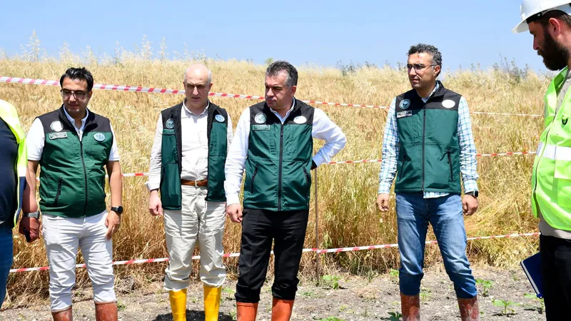 Balıkesir'in tarımsal geleceğini şekillendirecek Manyas Ovası Sol Sahil Sulaması İletim