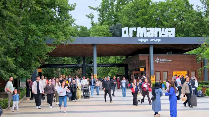 Kocaeli Büyükşehir Belediyesi'nin doğa turizmine kazandırdığı Ormanya, 9 günlük Kurban