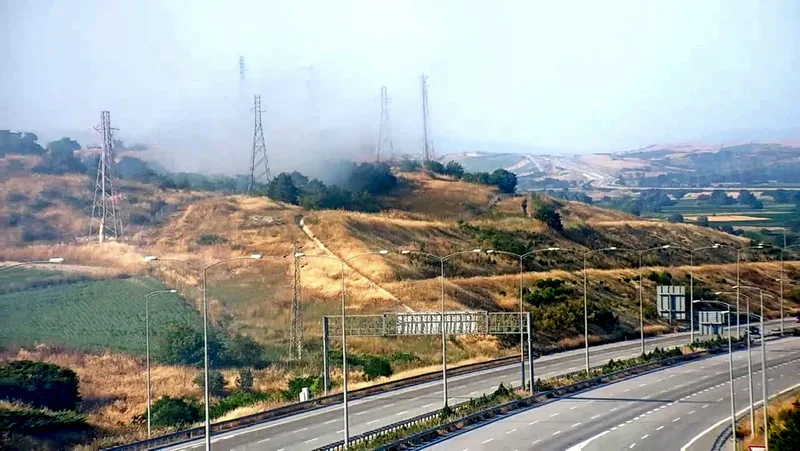 Balıkesir'in Susurluk ilçesinde Yahyaköy ve Balıklıdere Mahalleleri arasındaki mera alanında