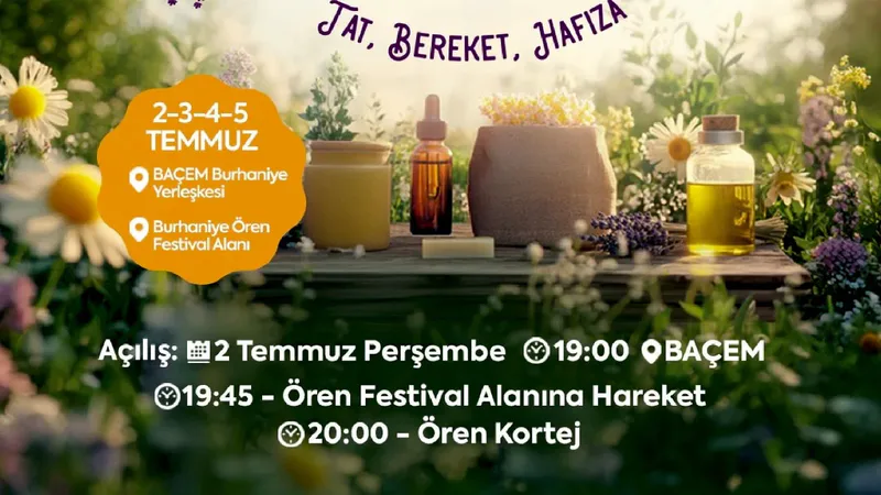 Uluslararası 7. Balıkesir Aromaterapi Festivali, 'Tat, Bereket, Hafıza' temasıyla 2-5