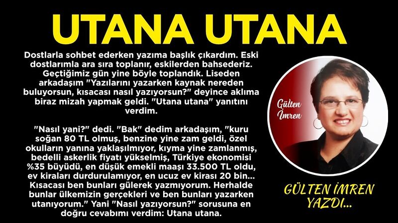Dostlarla sohbet ederken yazıma başlık çıkardım. Eski dostlarımla ara sıra
