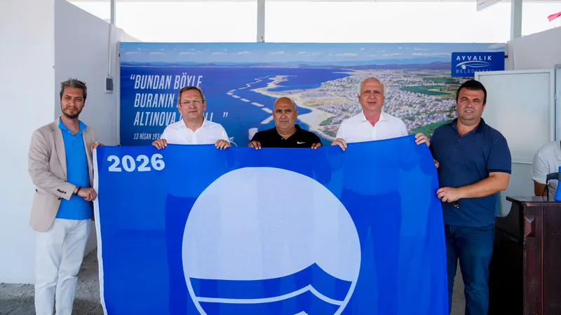 TÜRÇEV'in 2026 yılı Mavi Bayrak değerlendirmelerinde Ayvalık, 5 belediye plajıyla
