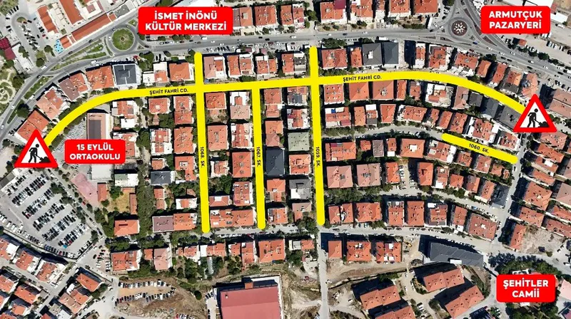 Ayvalık Belediyesi Fen İşleri Müdürlüğü ekipleri, Ali Çetinkaya, Cunda ve