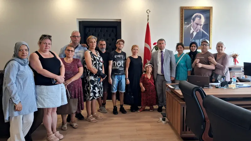 Ayvalık Birlik Ortopedik Engelliler Derneği (BOED), yeni göreve başlayan Kaymakam