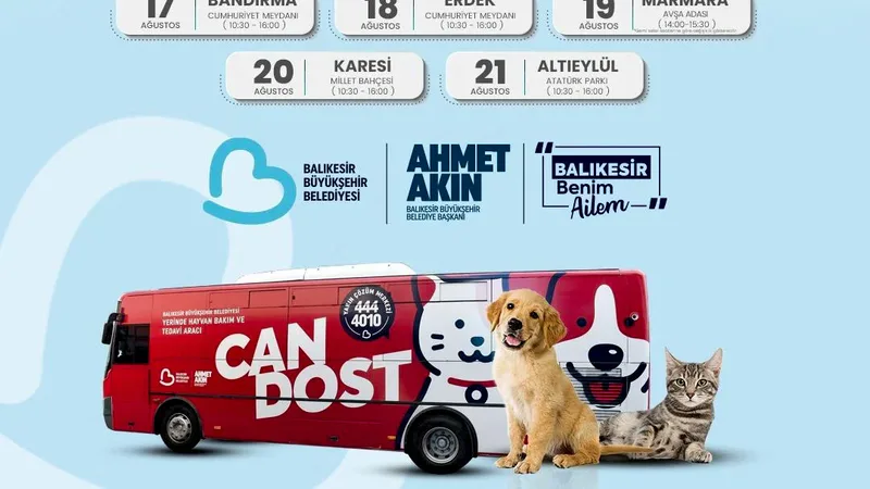 Balıkesir Büyükşehir Belediyesi Can Dost Yerinde Hayvan Bakım ve Tedavi