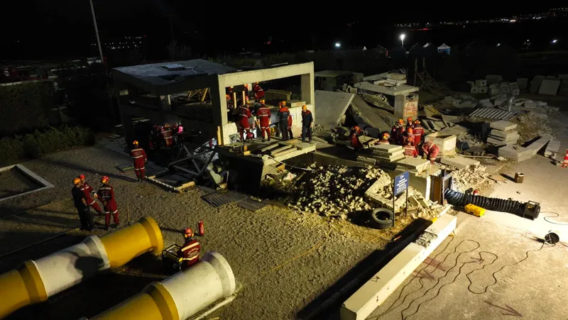 Balıkesir Büyükşehir Belediyesi İtfaiye Dairesi Başkanlığı, AFAD tarafından yürütülen Orta
