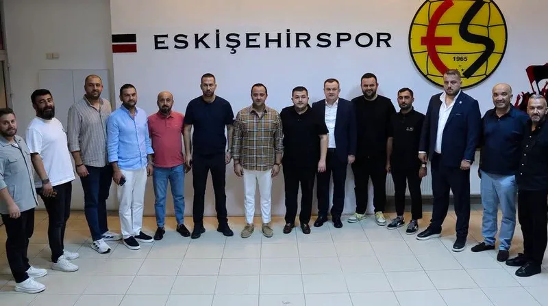 Nev Sağlık Grubu Balıkesirspor yönetimi, Eskişehirspor'a anlamlı bir dostluk ziyareti
