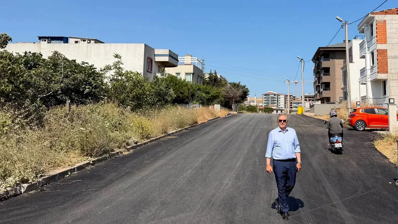 Bandırma Belediyesi, Yeni Mahalle bölgesinde 5 sokağı kapsayan asfalt serim