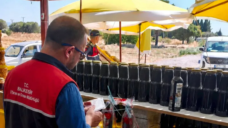 Edremit İlçe Tarım ve Orman Müdürlüğü ile Jandarma ekipleri, ilçe