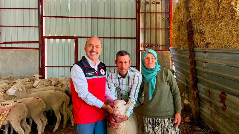 Tarım ve Orman Bakanlığı'nın 'Kırsalda Bereket Küçükbaşa Destek Projesi' kapsamında
