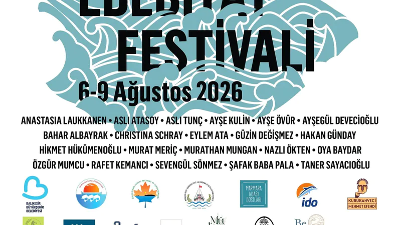 Marmara Adası Edebiyat Festivali (MAEF), bu yıl 'Umut Kelimelerden Doğar'