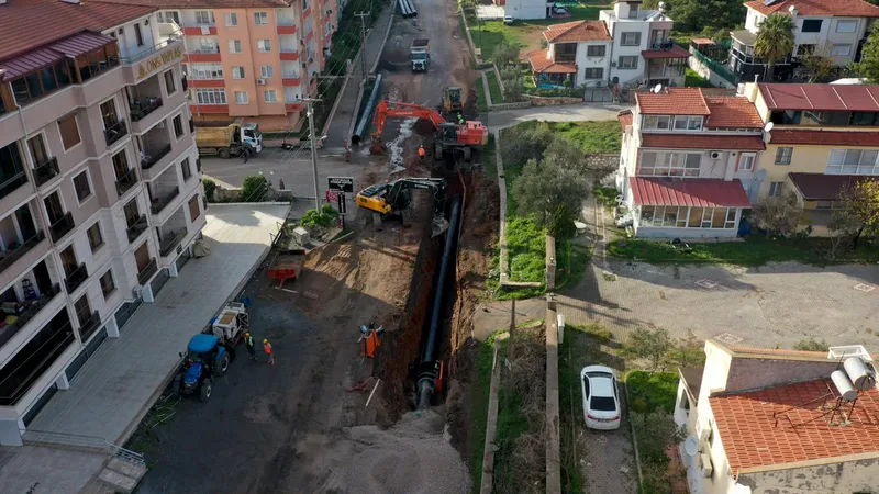 Balıkesir Büyükşehir Belediyesi, BASKİ marifetiyle Ayvalık Sarımsaklı'da 4 bin 930