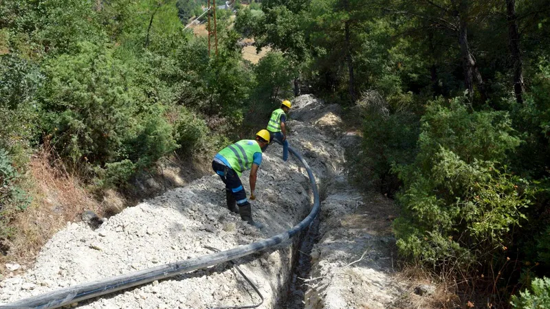 BASKİ, Balıkesir'in Balya ilçesine bağlı Akbaş Mahallesi'ne 50 metreküplük prefabrik
