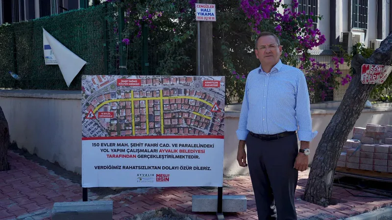Ayvalık Belediyesi, 200 milyon TL'lik yatırımla Yüz Elli Evler Mahallesi'nde