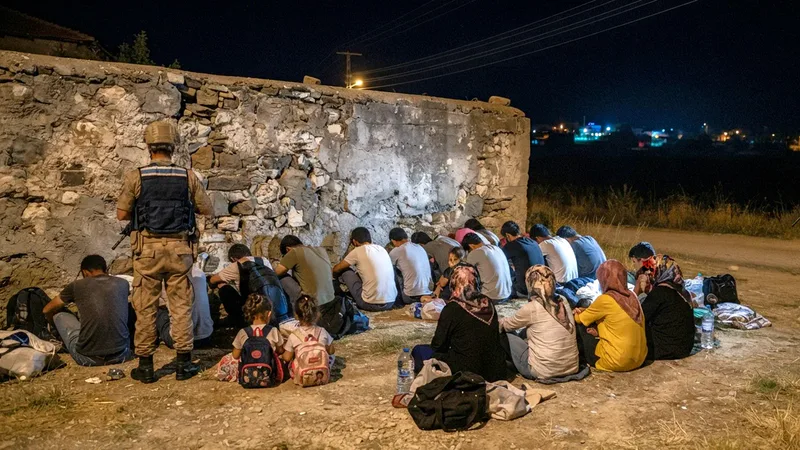 Balıkesir İl Jandarma Komutanlığı ekipleri, Ayvalık ilçesinin Altınova Mahallesi'nde düzenlediği