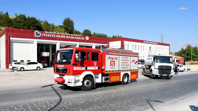 Balıkesir Büyükşehir Belediyesi İtfaiye Daire Başkanlığı, 2026 Temmuz ayında 20