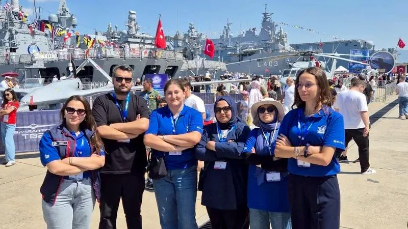 Balıkesir Üniversitesi (BAÜN) Teknofest Topluluğu öğrencileri, Teknofest Mavi Vatan organizasyonunda