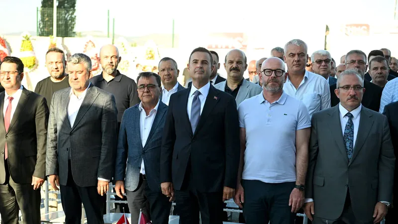 Balıkesir Ticaret Borsası iştiraki BTB LİDAŞ lisanslı deposunun açılışında konuşan