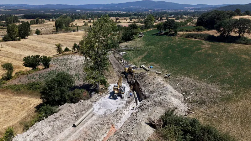 DSİ 25. Bölge Müdürlüğü, Balıkesir'in Savaştepe ilçesinde yürüttüğü Sarıbeyler Barajı