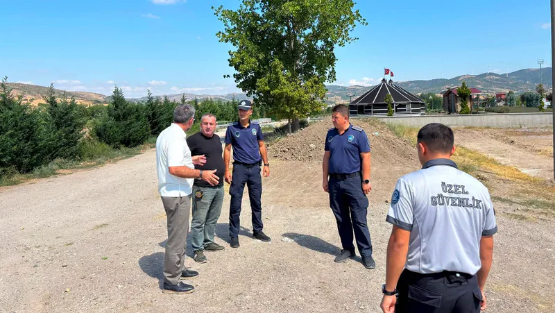 Balıkesir'in Kepsut ilçesindeki 60 bin metrekarelik Kepsut Millet Bahçesi için