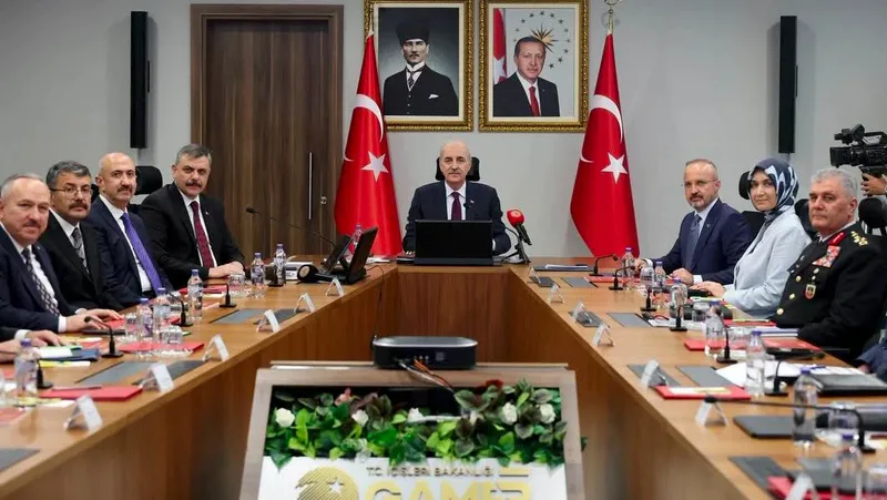 TBMM Başkanı Numan Kurtulmuş ve İçişleri Bakanı Mustafa Çiftçi'nin katılımıyla
