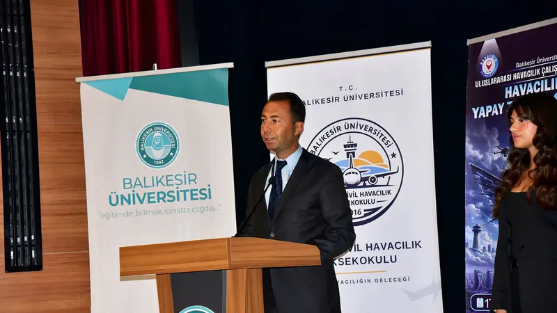 Balıkesir Üniversitesi Edremit Sivil Havacılık Yüksekokulu ev sahipliğinde düzenlenen I.