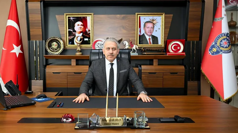 Balıkesir İl Emniyet Müdürlüğü görevine Nevşehir İl Emniyet Müdürü Serkan