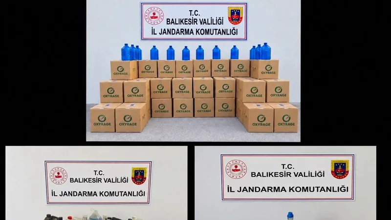 Balıkesir İl Jandarma Komutanlığı'nın Burhaniye, Edremit ve Gönen ilçelerinde eş